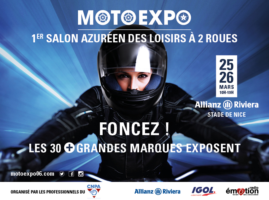 1er Salon Moto Expo à l’Allianz Riviera